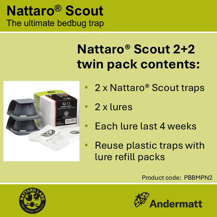 Nattaro Scout™ bed bug traps