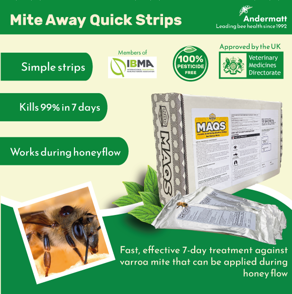 Graphic design and photo of MAQs poster showing factual information about the product.
