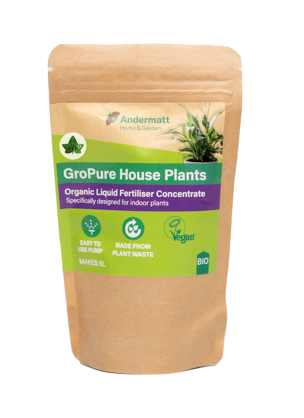 fertiliser for house plants GroPure House Plants Pump