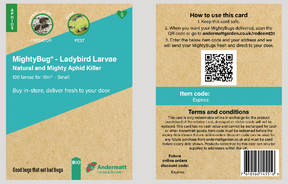 Ladybird Larvae Gift Option
