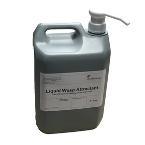Photo of the Liquid Wasp Attractant container with a size of 5 litres.