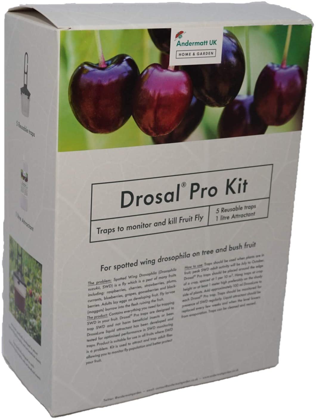Photo of a packaged Drosal Pro Kit.