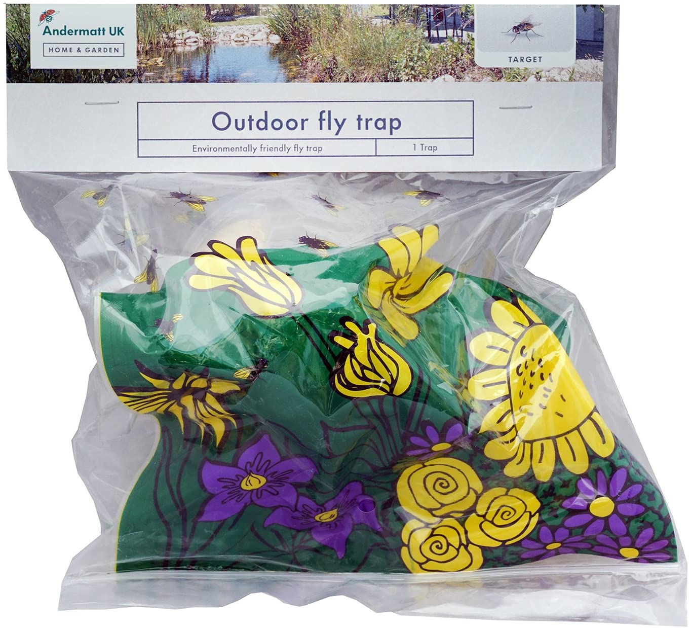 Photo of Outdoor Fly Trap Packaging.